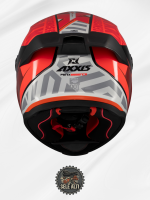 Axxis FENIX ORK B5 BLACK-RED MATT - Görsel 2