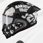 Axxis Fenix Angry Face Mat Siyah Gri