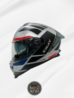 SWAY SW 865 EVOQUE White Black Red Full Face